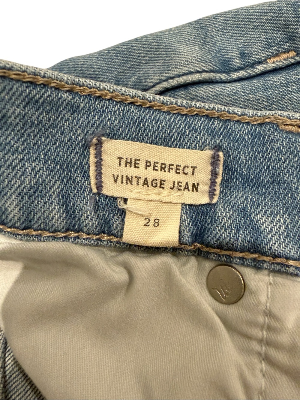 Madewell High Rise Perfect Vintage Jean in Light Wash - Size 28/US 6 - Picture 9 of 14